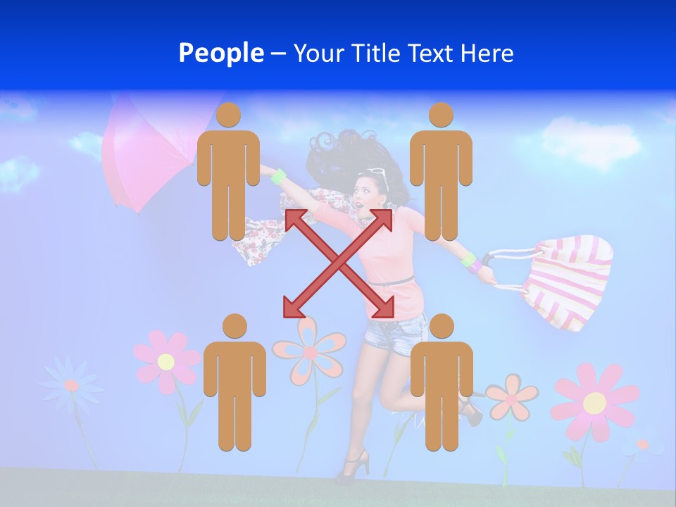 Person Young Fairy PowerPoint Template