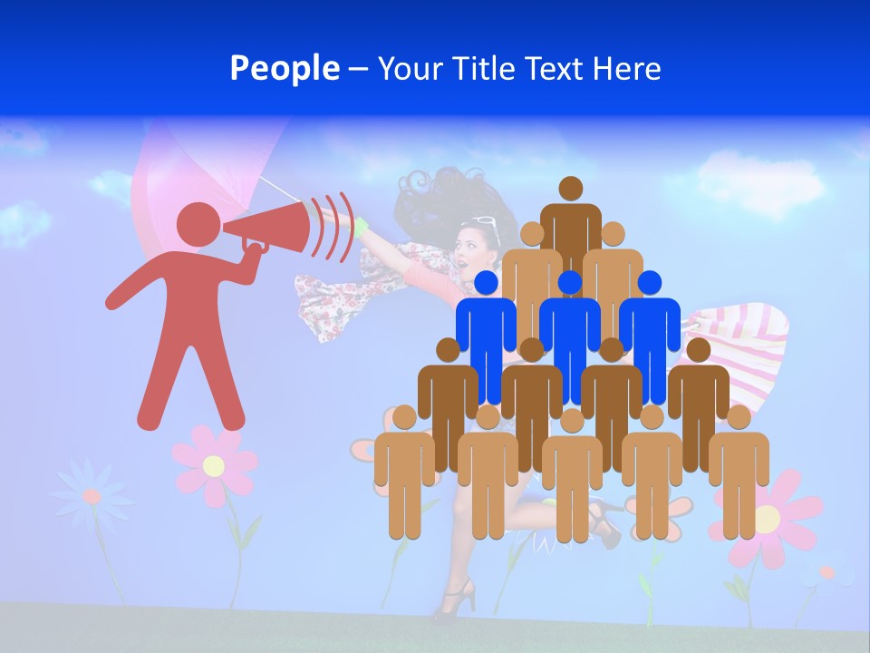 Person Young Fairy PowerPoint Template