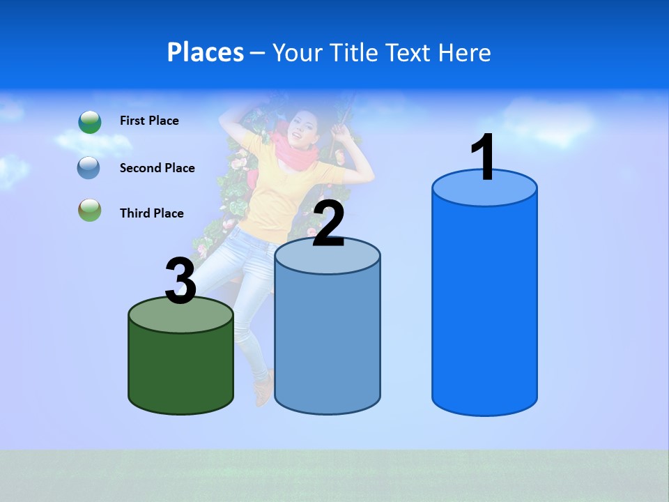 Adult Swinging Nature PowerPoint Template