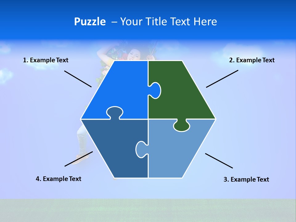 Adult Swinging Nature PowerPoint Template