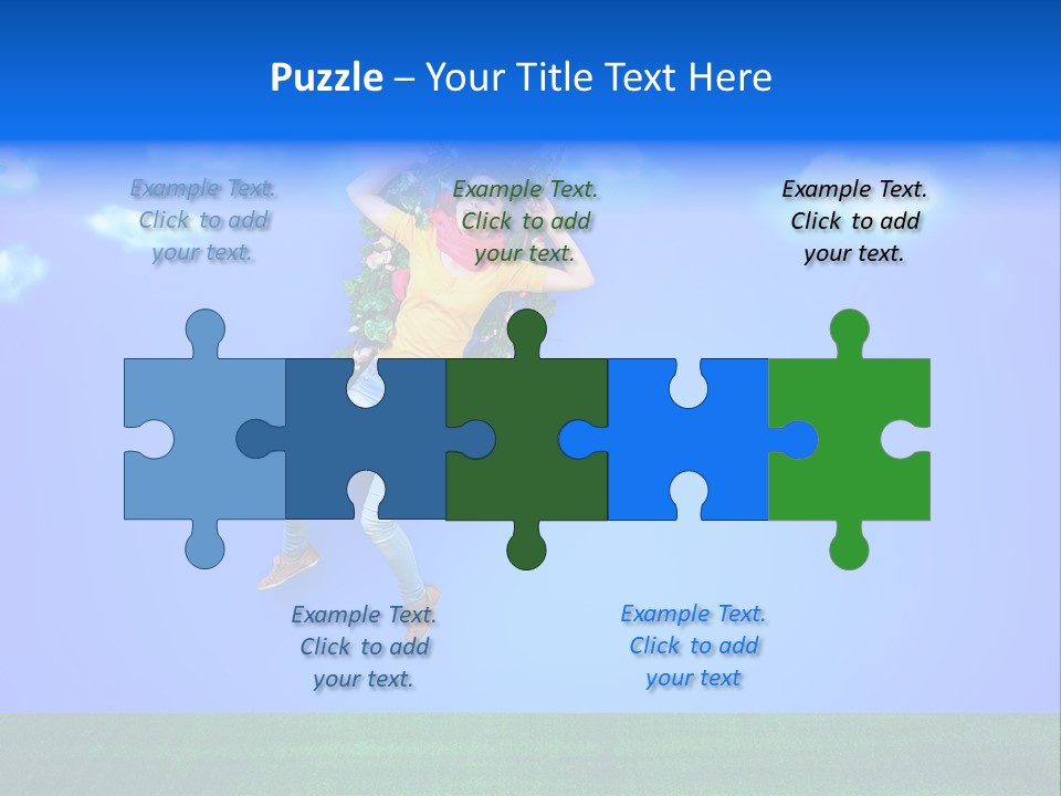 Adult Swinging Nature PowerPoint Template