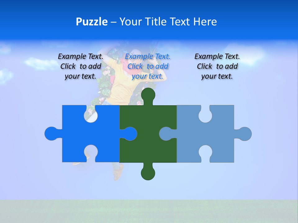 Adult Swinging Nature PowerPoint Template