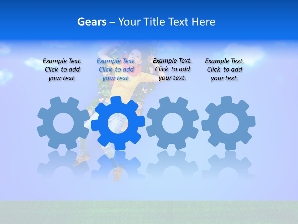 Adult Swinging Nature PowerPoint Template