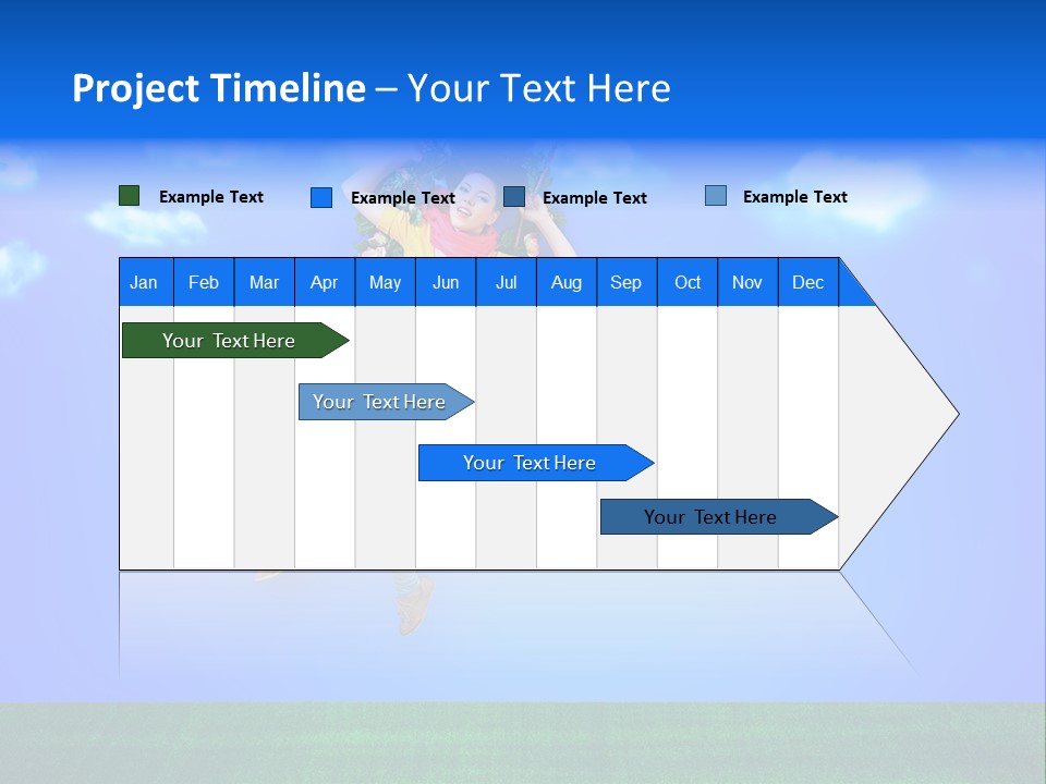 Adult Swinging Nature PowerPoint Template