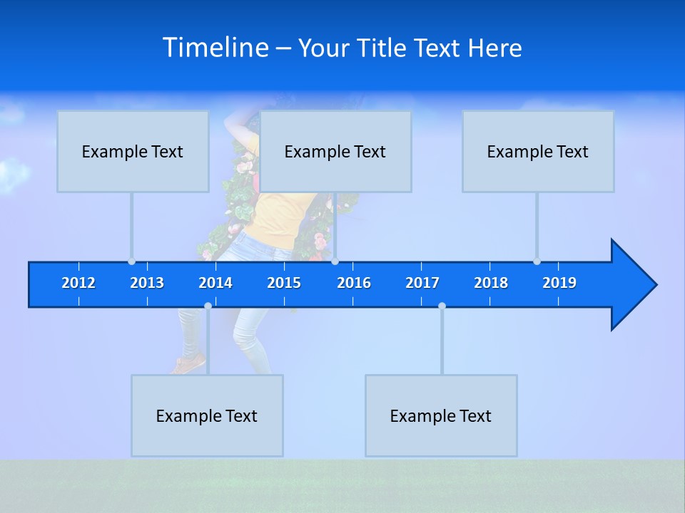 Adult Swinging Nature PowerPoint Template