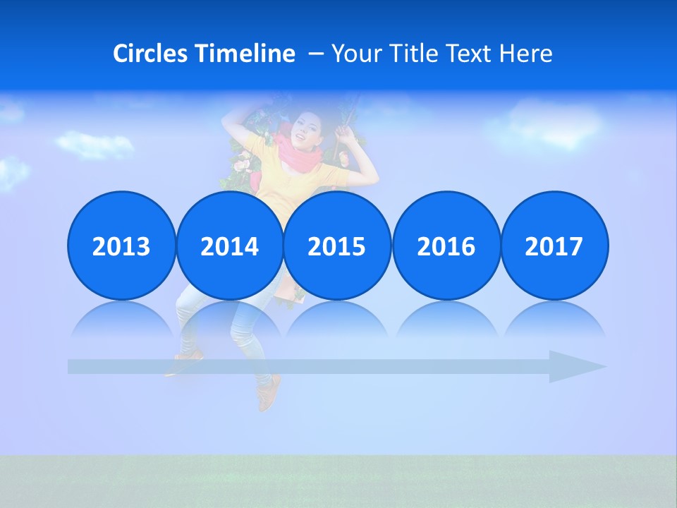 Adult Swinging Nature PowerPoint Template