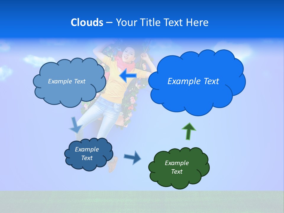 Adult Swinging Nature PowerPoint Template