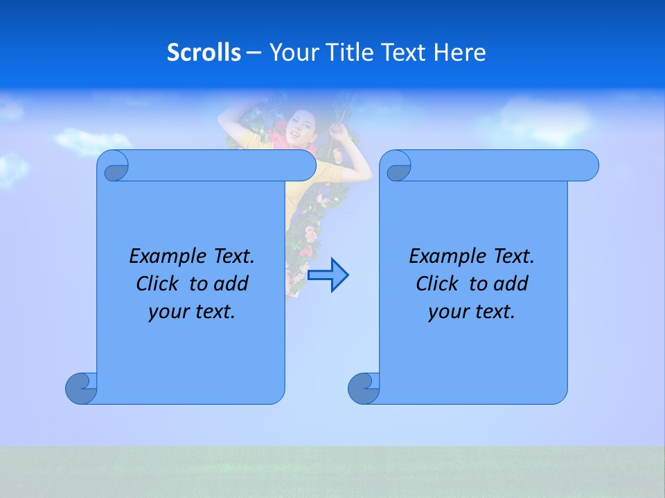 Adult Swinging Nature PowerPoint Template