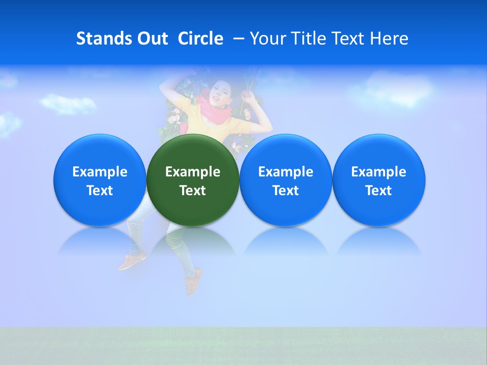 Adult Swinging Nature PowerPoint Template