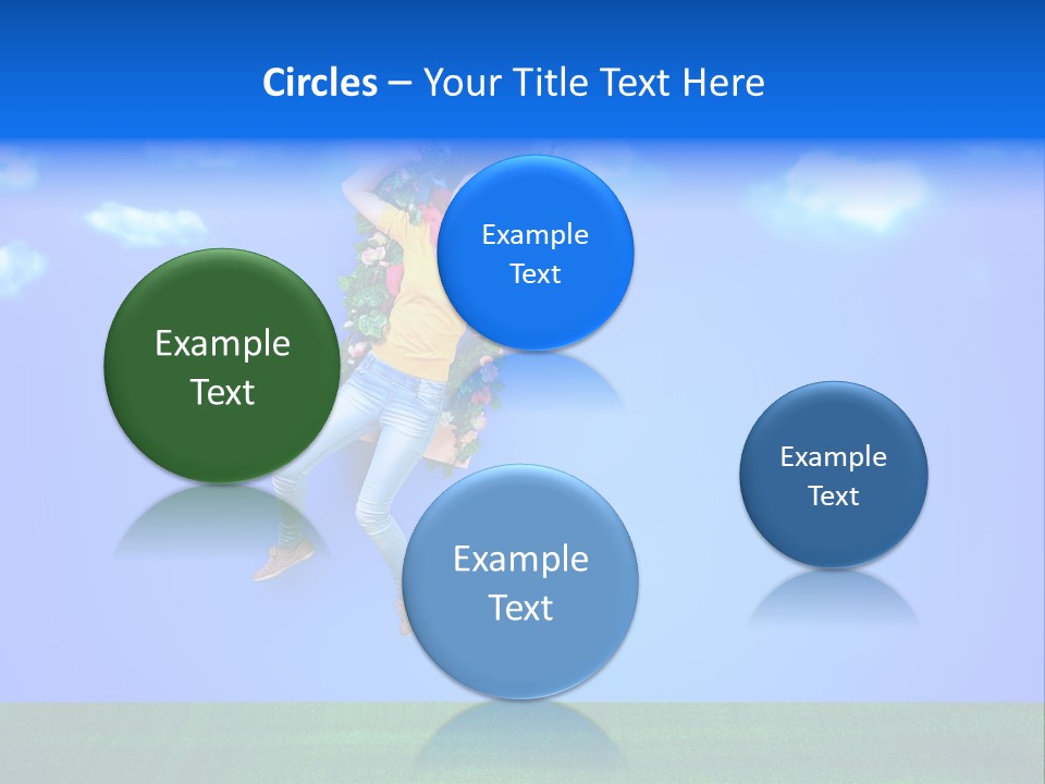 Adult Swinging Nature PowerPoint Template