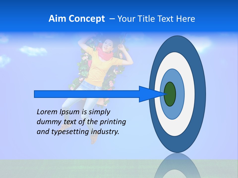 Adult Swinging Nature PowerPoint Template