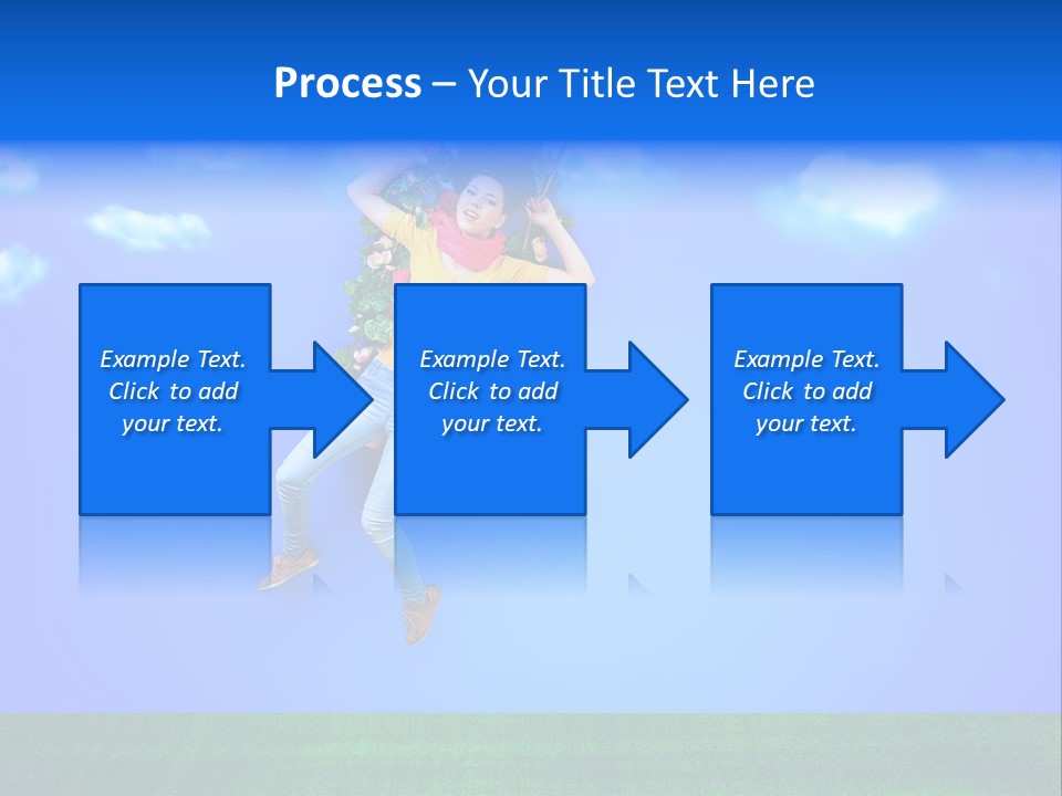Adult Swinging Nature PowerPoint Template