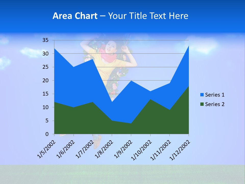 Adult Swinging Nature PowerPoint Template