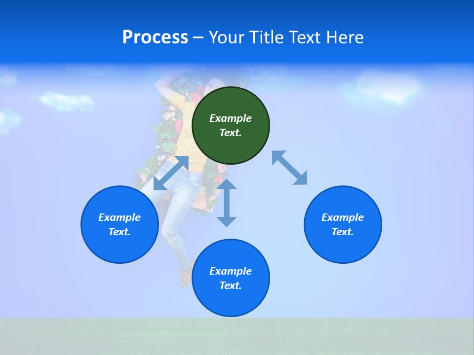 Adult Swinging Nature PowerPoint Template
