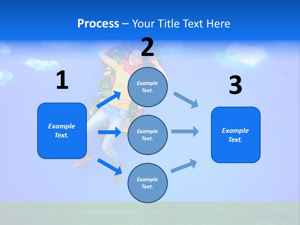 Adult Swinging Nature PowerPoint Template