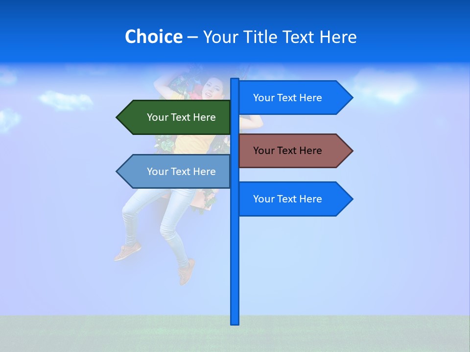 Adult Swinging Nature PowerPoint Template