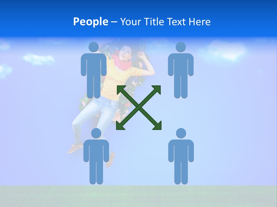 Adult Swinging Nature PowerPoint Template