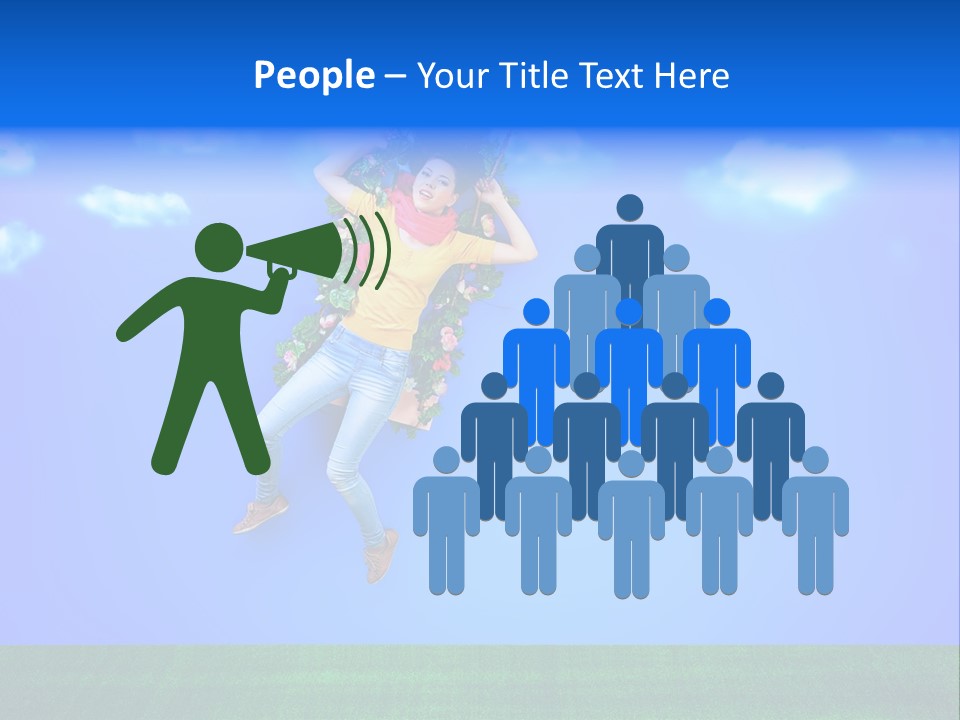 Adult Swinging Nature PowerPoint Template