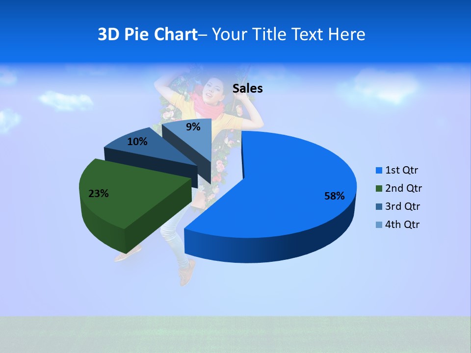Adult Swinging Nature PowerPoint Template