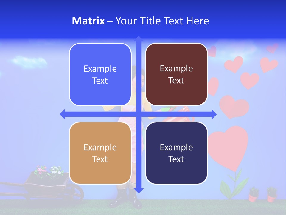 Emotional Funny Woman PowerPoint Template