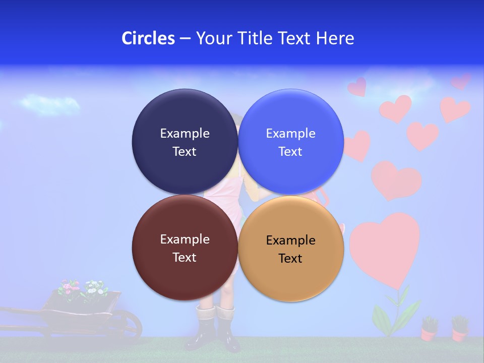 Emotional Funny Woman PowerPoint Template