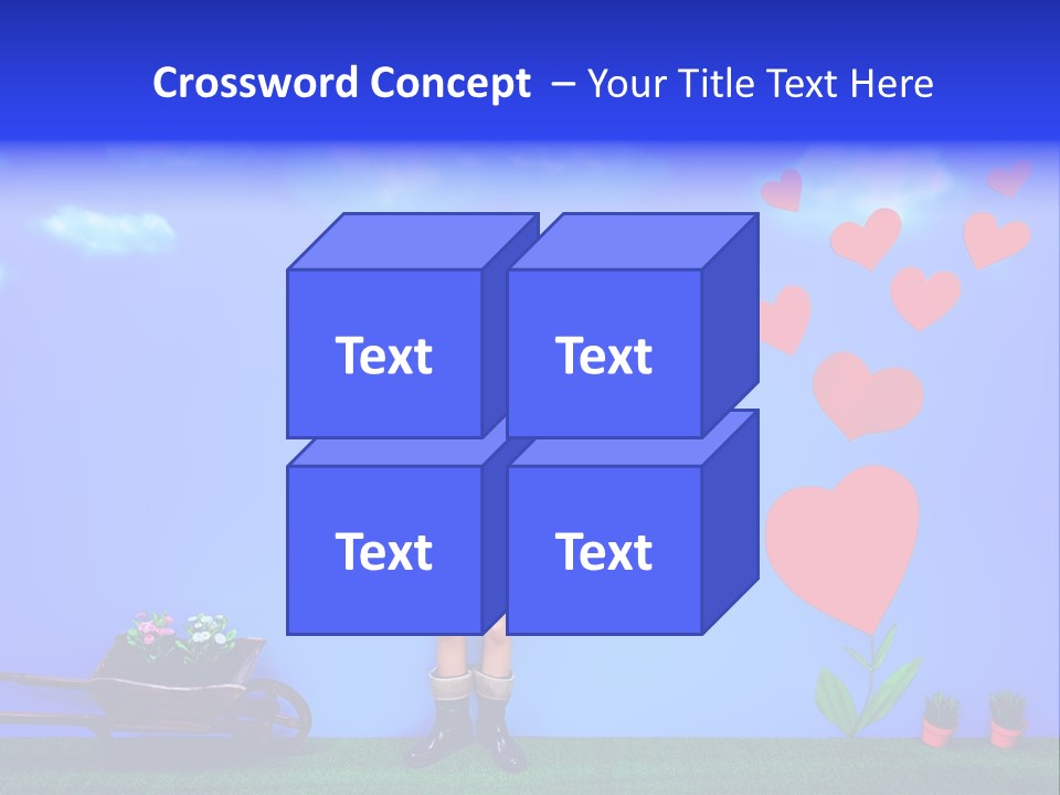 Emotional Funny Woman PowerPoint Template