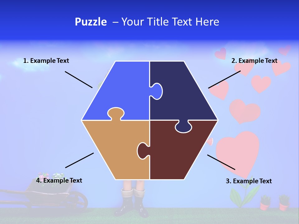 Emotional Funny Woman PowerPoint Template