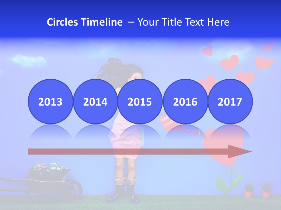 Emotional Funny Woman PowerPoint Template