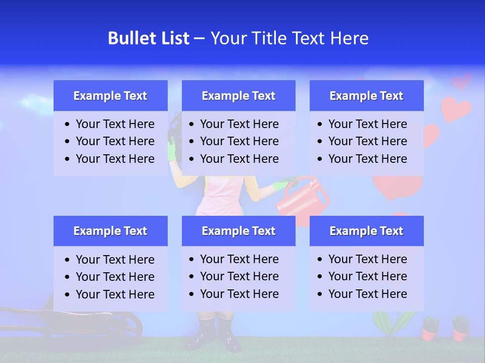 Emotional Funny Woman PowerPoint Template