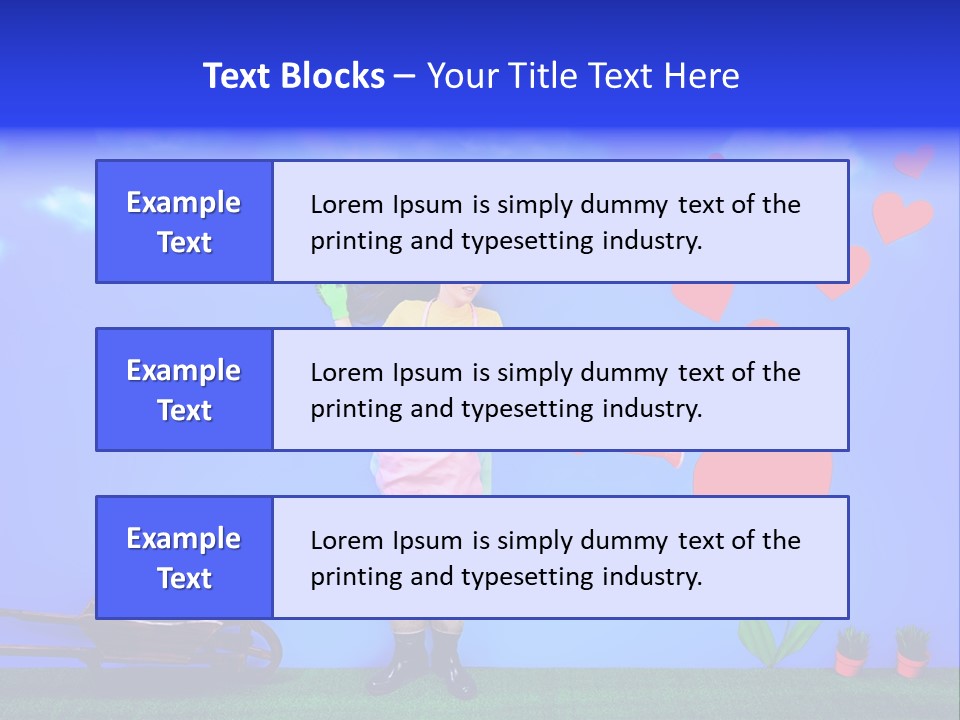 Emotional Funny Woman PowerPoint Template