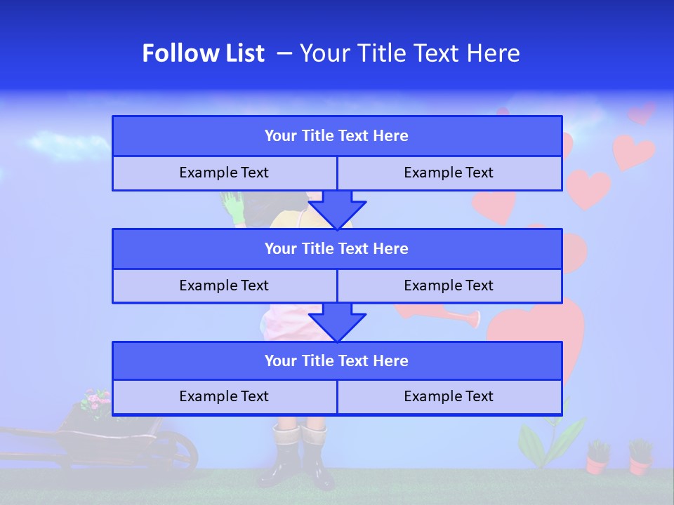 Emotional Funny Woman PowerPoint Template