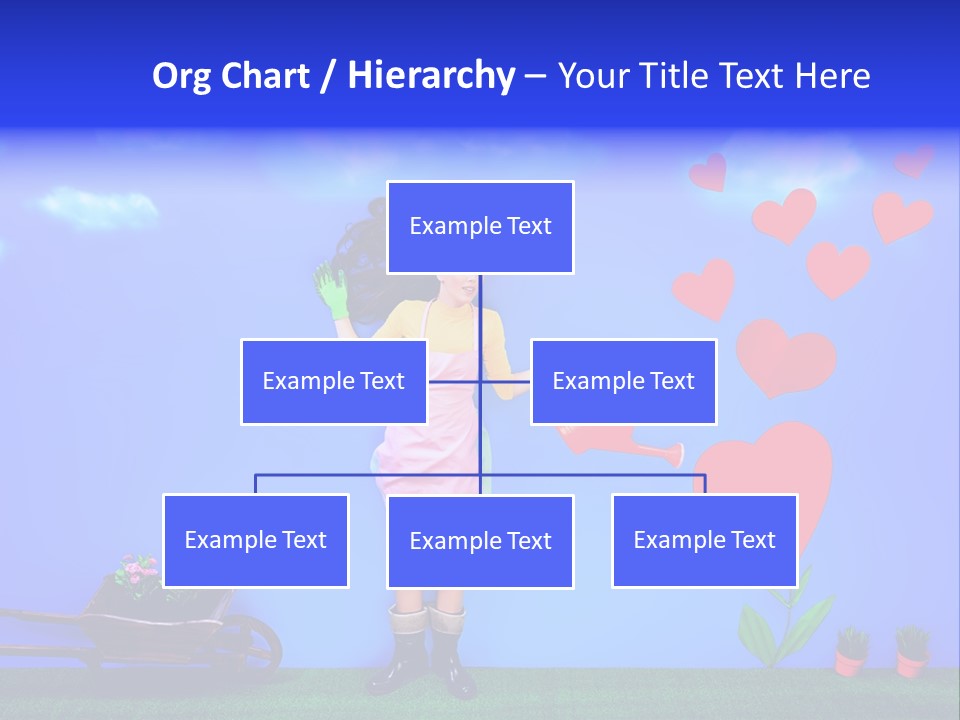 Emotional Funny Woman PowerPoint Template