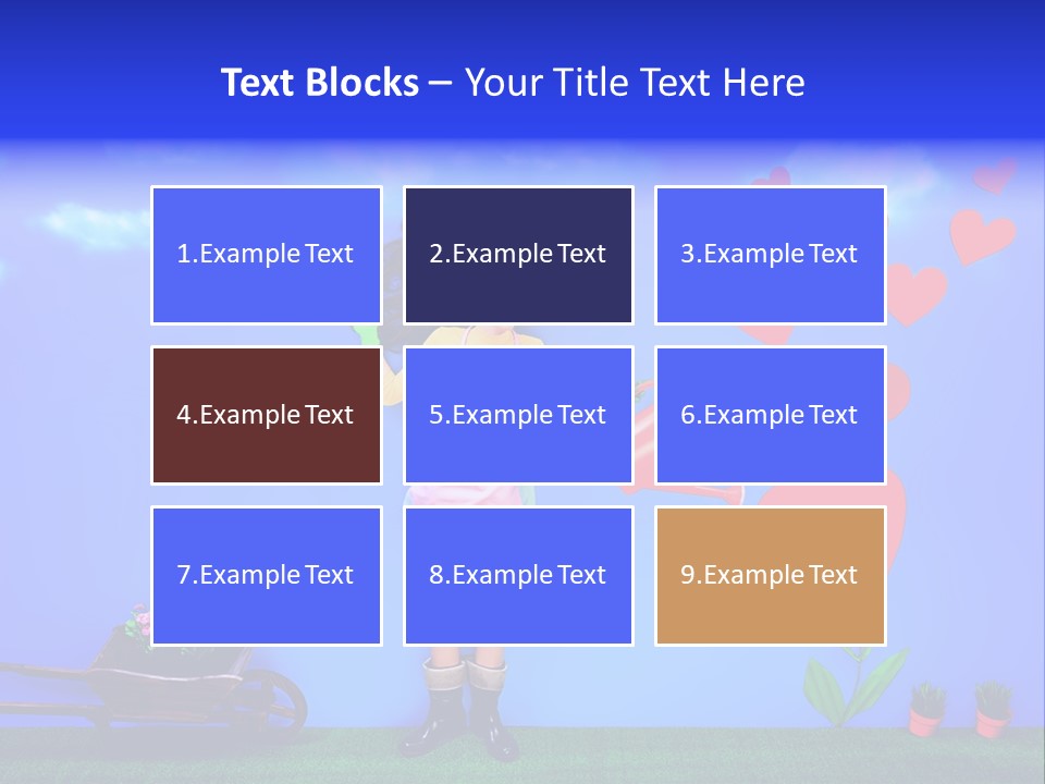 Emotional Funny Woman PowerPoint Template