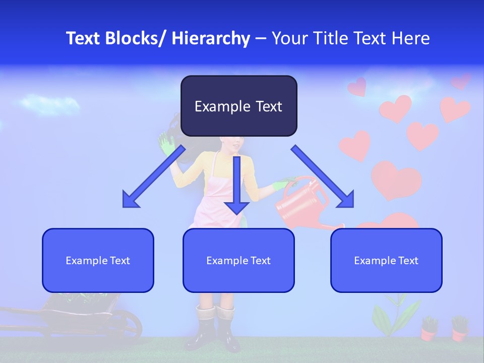 Emotional Funny Woman PowerPoint Template