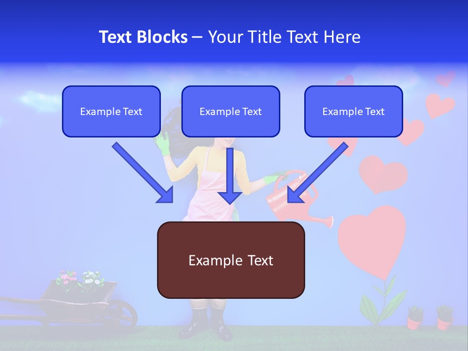 Emotional Funny Woman PowerPoint Template