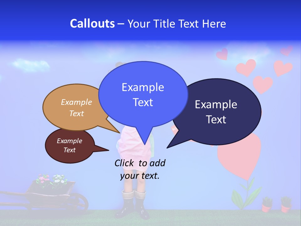 Emotional Funny Woman PowerPoint Template