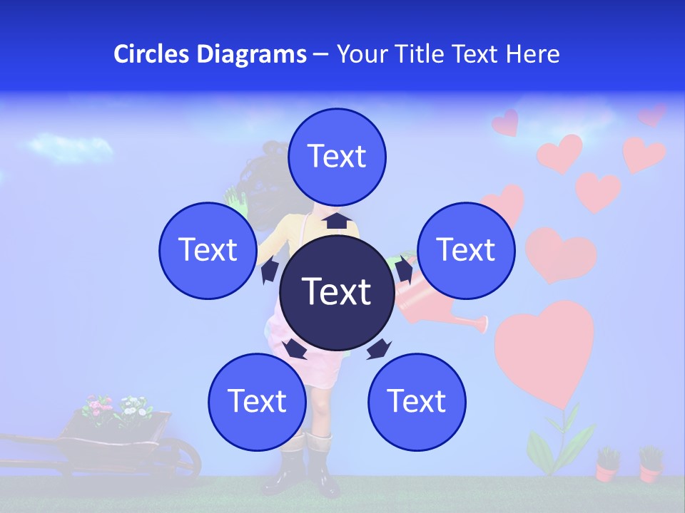 Emotional Funny Woman PowerPoint Template