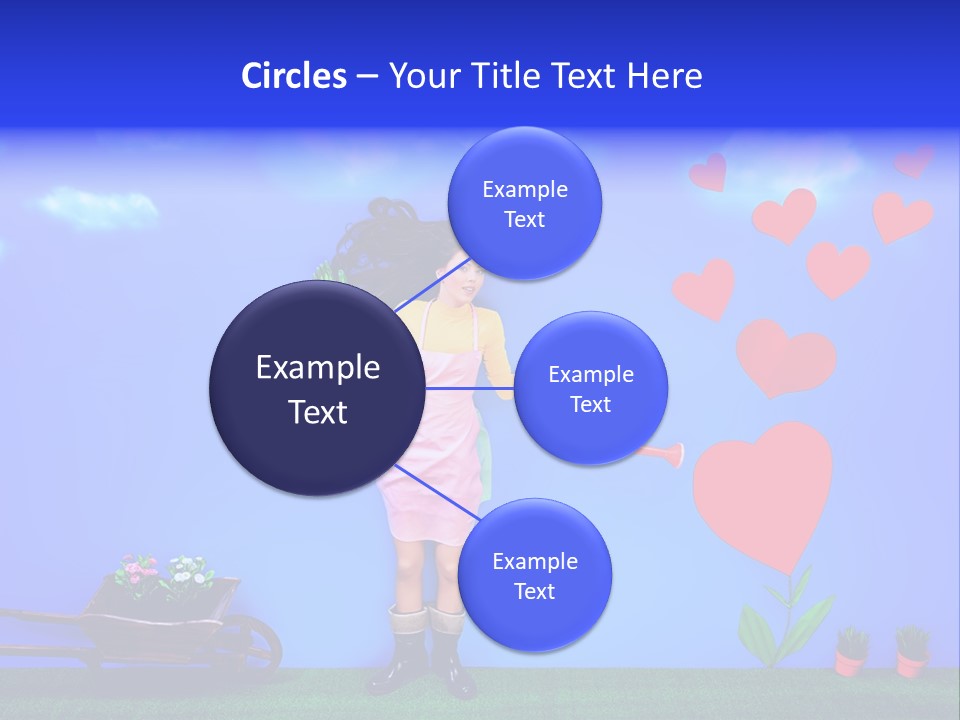 Emotional Funny Woman PowerPoint Template