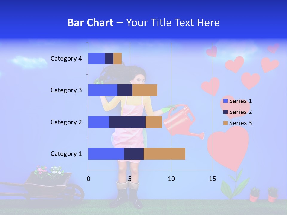 Emotional Funny Woman PowerPoint Template