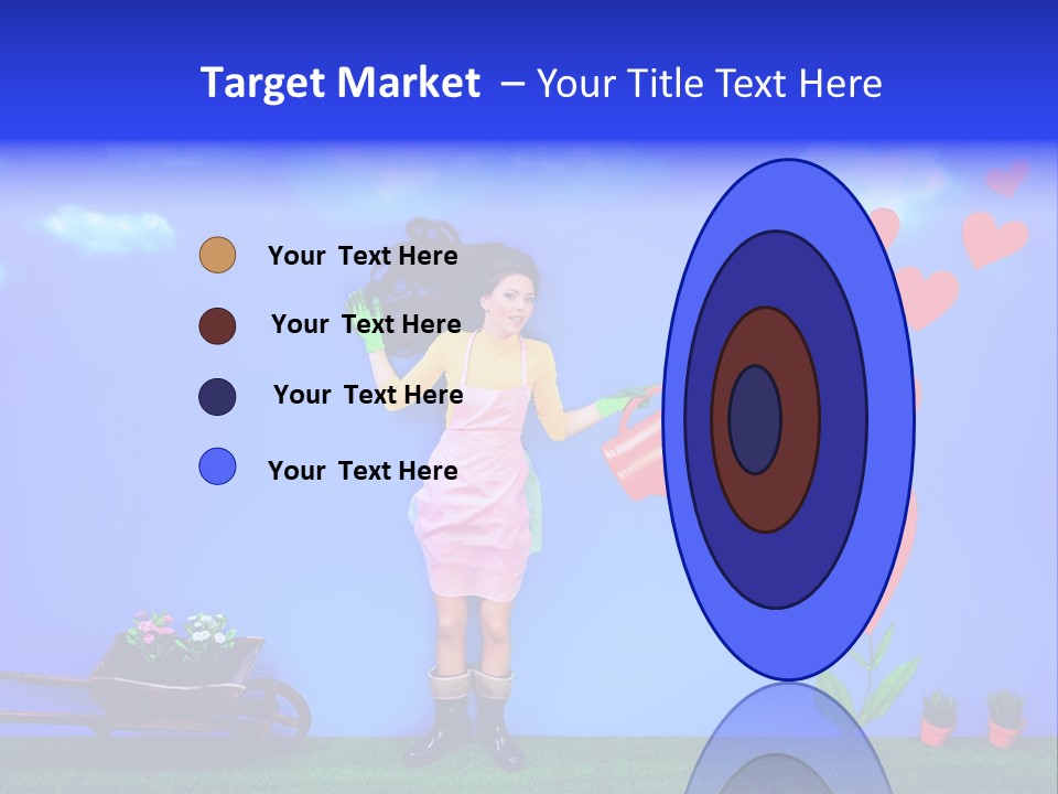 Emotional Funny Woman PowerPoint Template