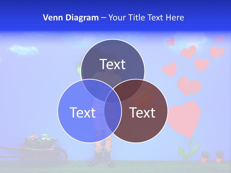 Emotional Funny Woman PowerPoint Template