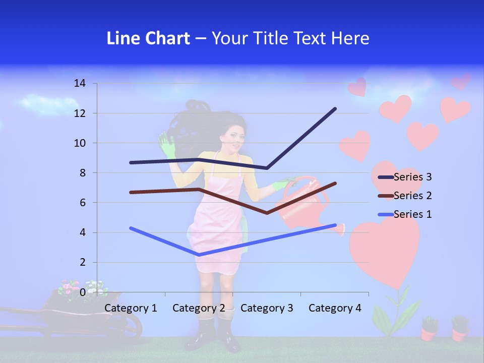 Emotional Funny Woman PowerPoint Template