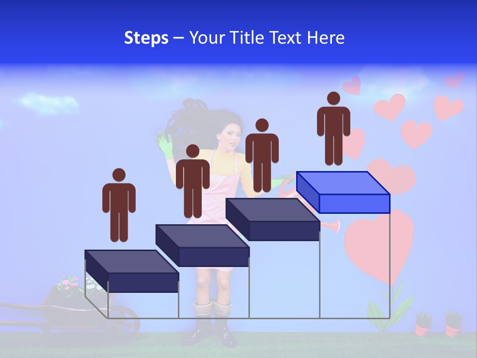 Emotional Funny Woman PowerPoint Template