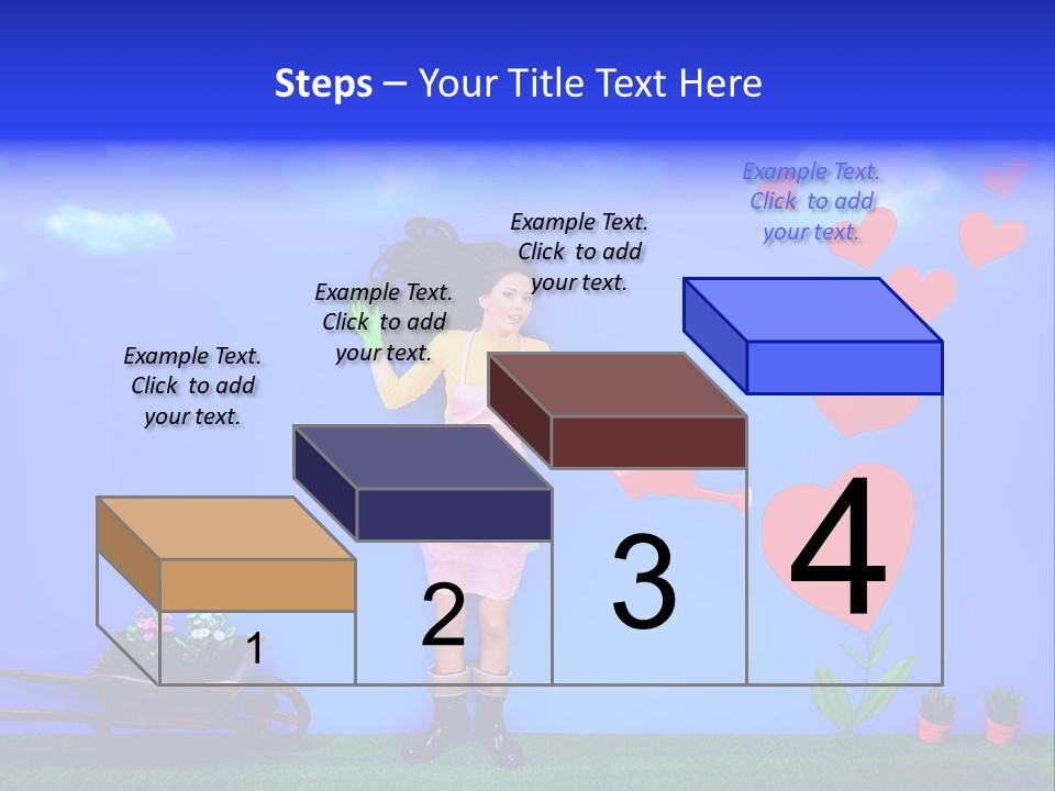 Emotional Funny Woman PowerPoint Template