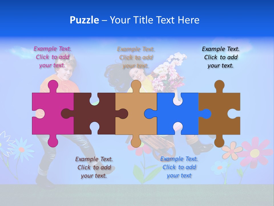 Funny Gardening Attractive PowerPoint Template