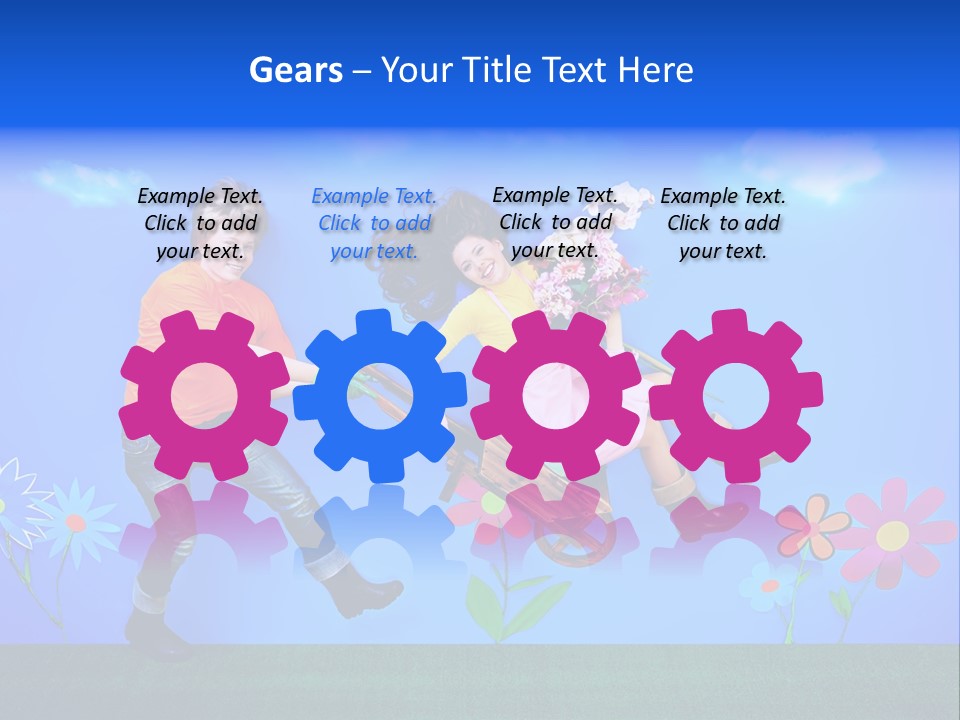 Funny Gardening Attractive PowerPoint Template