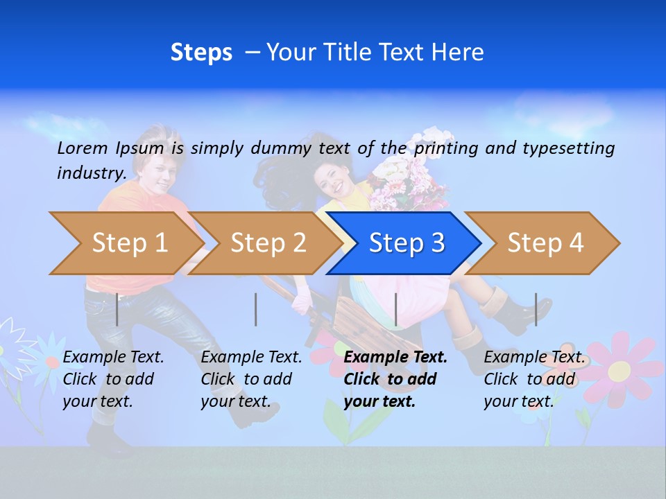 Funny Gardening Attractive PowerPoint Template