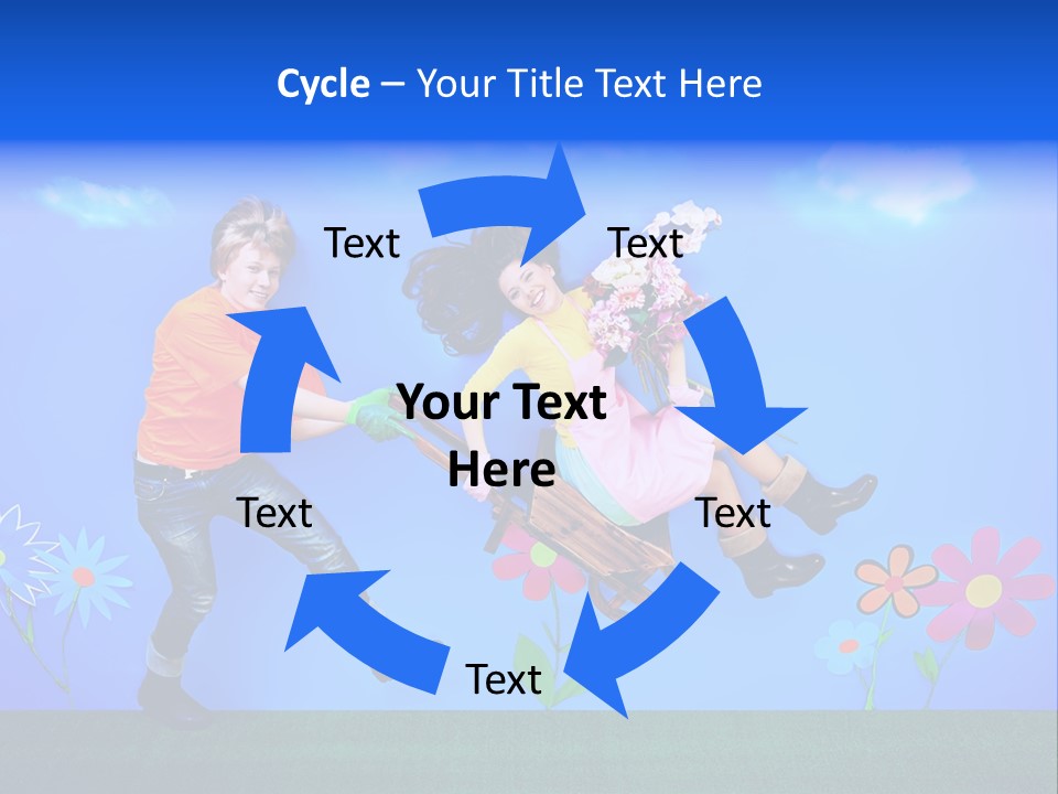 Funny Gardening Attractive PowerPoint Template