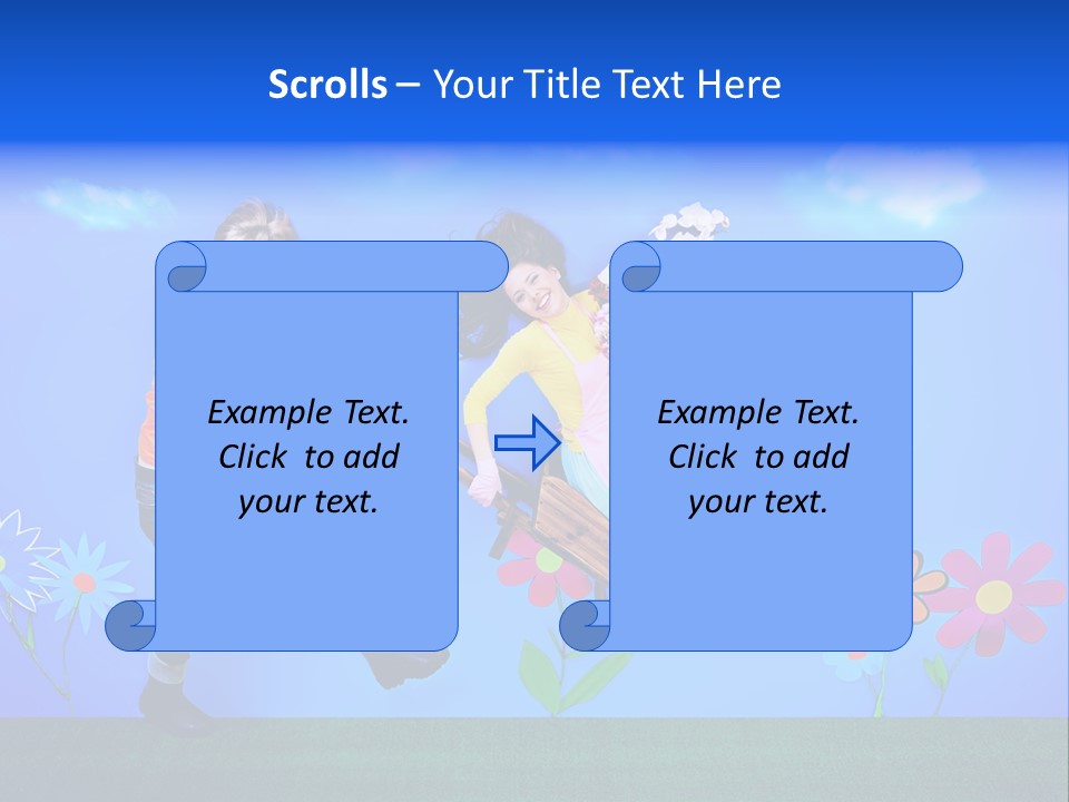 Funny Gardening Attractive PowerPoint Template