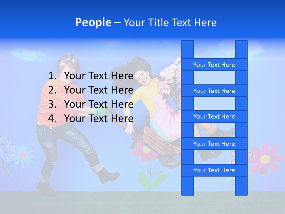 Funny Gardening Attractive PowerPoint Template